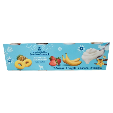 Yogurt Magro alla Frutta, 8x125 g